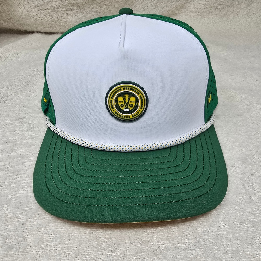 Melin Odysea Hydro Mens Green Golf Rope Hat Snapback Links Collection Masters